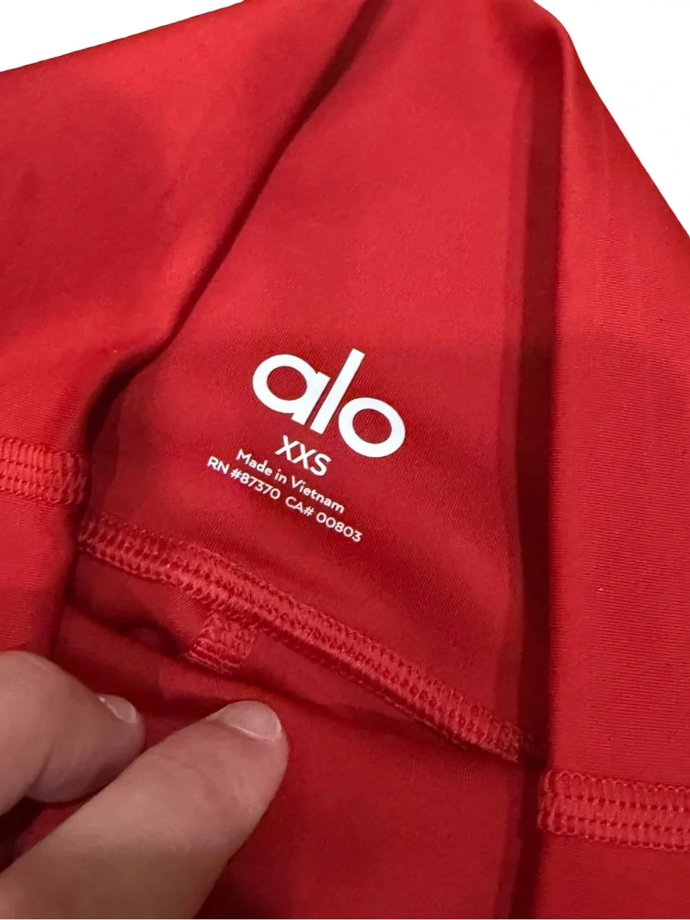 ❤️ NWT Alo Yoga 7/8 High-Waist Airlift Legging Classic Red Size XXS